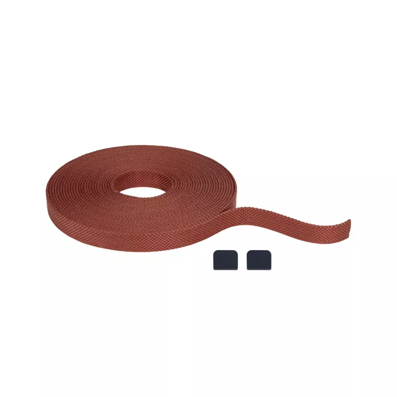 ULine Sangle 10m Dacron Textil Cuivre Terre cuite