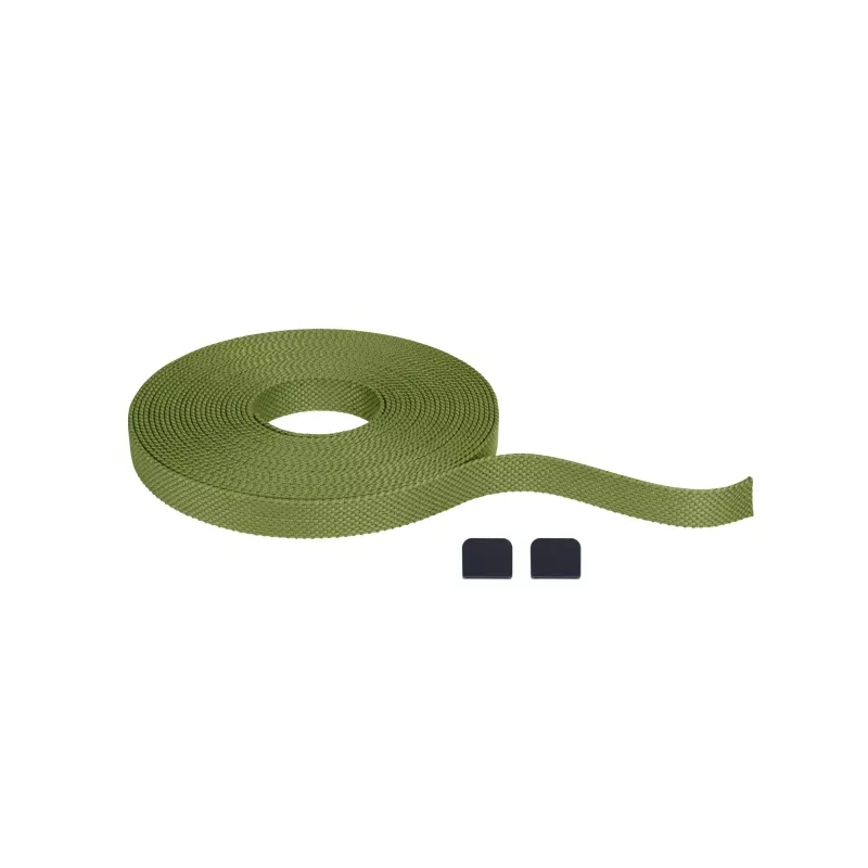 ULine Sangle 10m Dacron Textil Cuivre Vert