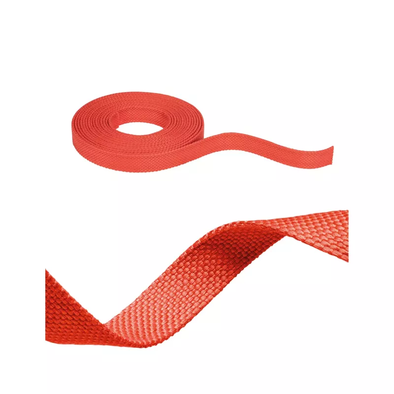 Cinta textil ULine de 5 m de dacrón color cobre/naranja