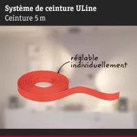 ULine 5m Dacron Textile Copper Orange Webbing - système d'accrochage et décoration - détail 4