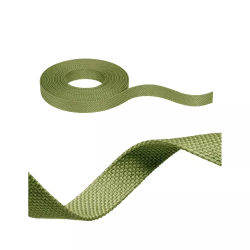 ULine 5m Dacron Textile Copper Green Webbing