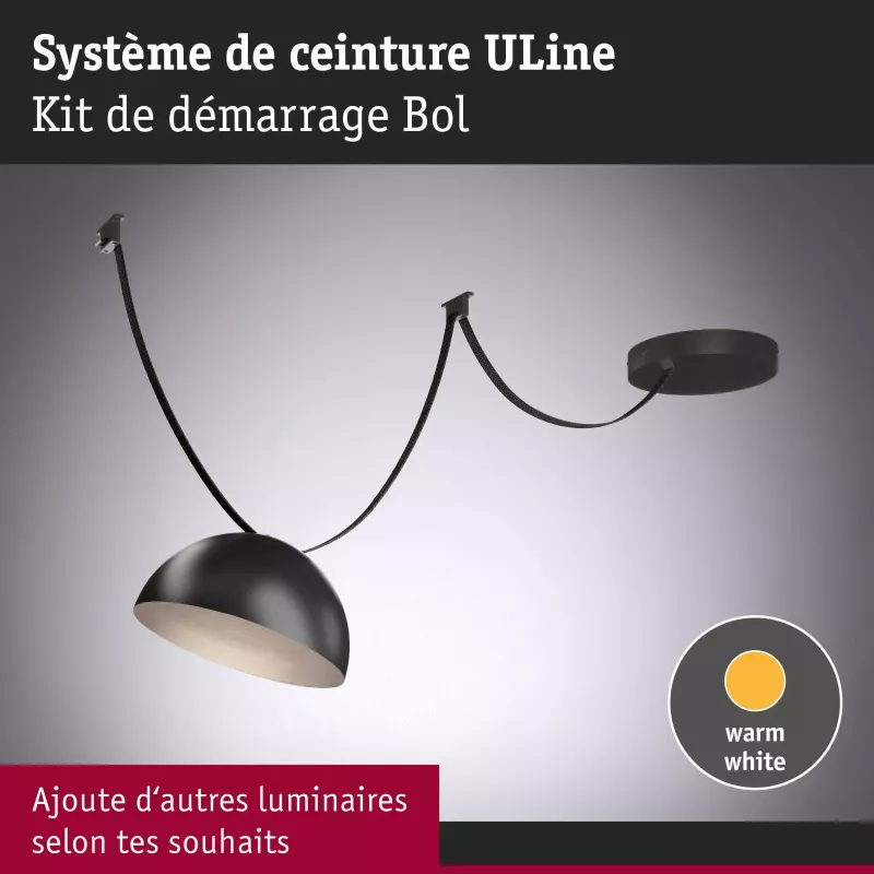 ULine Sangle Bol Kit de démarrage 5m 12W Noir