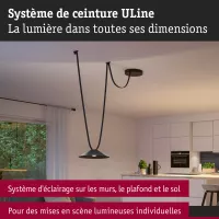 ULine Kegelband-Starterset 5 m 12 W Schwarz - système d'accrochage et décoration - détail 3