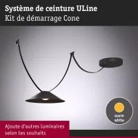 ULine Cone Strap Starter Kit 5m 12W Black - système d'accrochage et décoration - détail 4