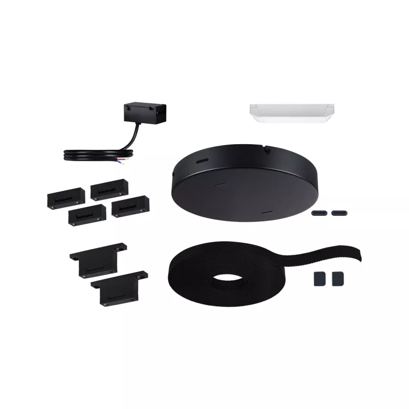 Kit básico de correa ULine de 10 m máx., 150 W, color negro. - système d'accrochage et décoration