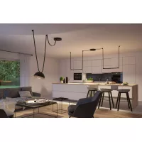 ULine Spot LED Lichtleiste 1025 lm 18,5 W 650 x 29 mm 3000 K Schwarz - système d'accrochage et décoration - détail 8