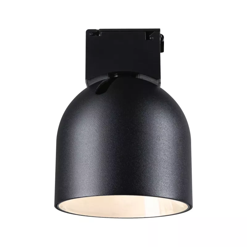 Foco LED redondo ULine de 405 lm, 7 W, 85 mm, 3000 K, color negro.