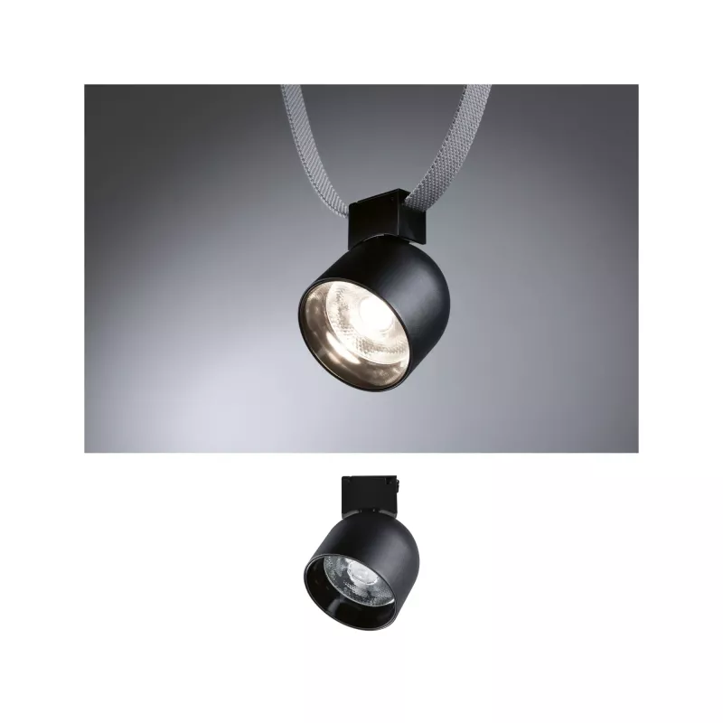 ULine Round LED Spotlight 405lm 7W 85mm 3000K Black