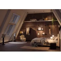 Foco LED redondo ULine de 405 lm, 7 W, 85 mm, 3000 K, color negro. - système d'accrochage et décoration - détail 14