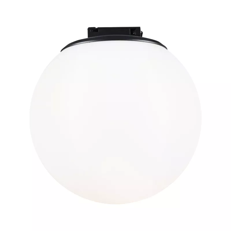 Lámpara colgante LED ULine tipo bola, 795 lm, 8 W, 150 mm, 3000 K, color negro.