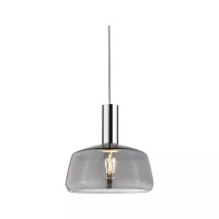URail Abat-jour 2Easy Neila 230mm Verre fumé - système d'accrochage et décoration - détail 2
