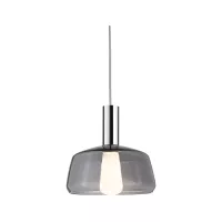 URail Abat-jour 2Easy Neila 230mm Verre fumé - système d'accrochage et décoration - détail 4