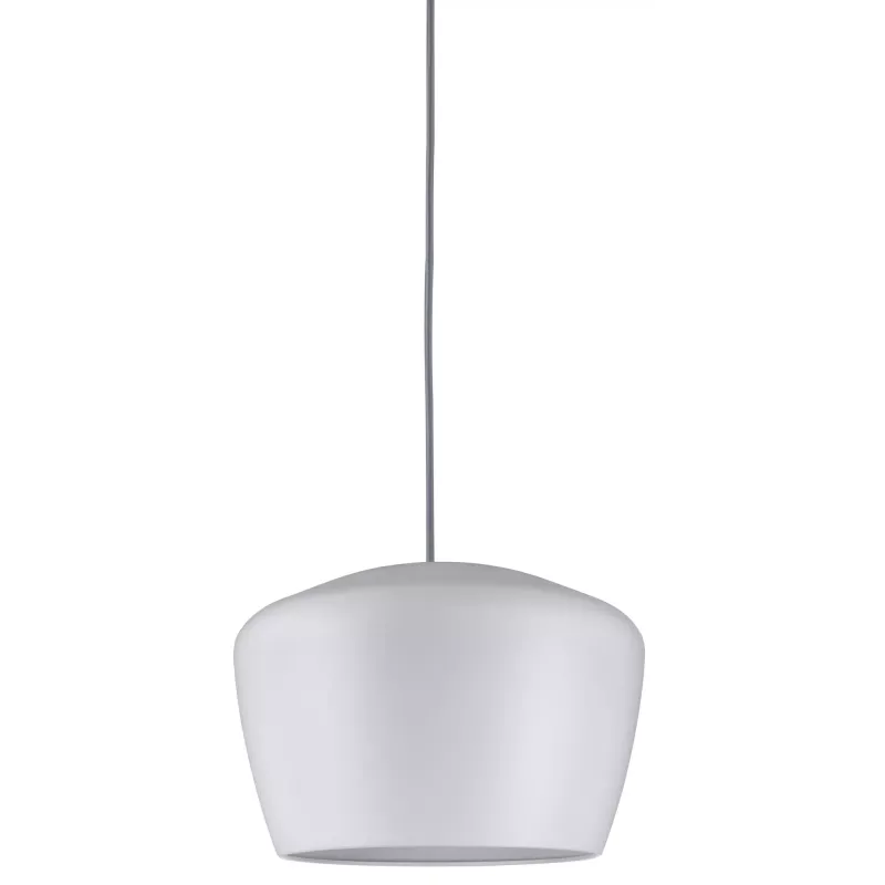 Pantalla de lámpara URail 2Easy Pom de 350 mm, blanco esmerilado