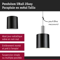 URail Abat-jour 2Easy Tallis 160mm - système d'accrochage et décoration - détail 14