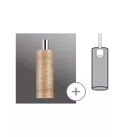URail Lampenschirm 2Easy Vitus 110mm Holz - système d'accrochage et décoration - détail 4