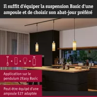 URail Lampenschirm 2Easy Vitus 110mm Holz - système d'accrochage et décoration - détail 5