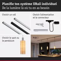 URail Lampshade 2Easy Vitus 110mm Wood - système d'accrochage et décoration - détail 7