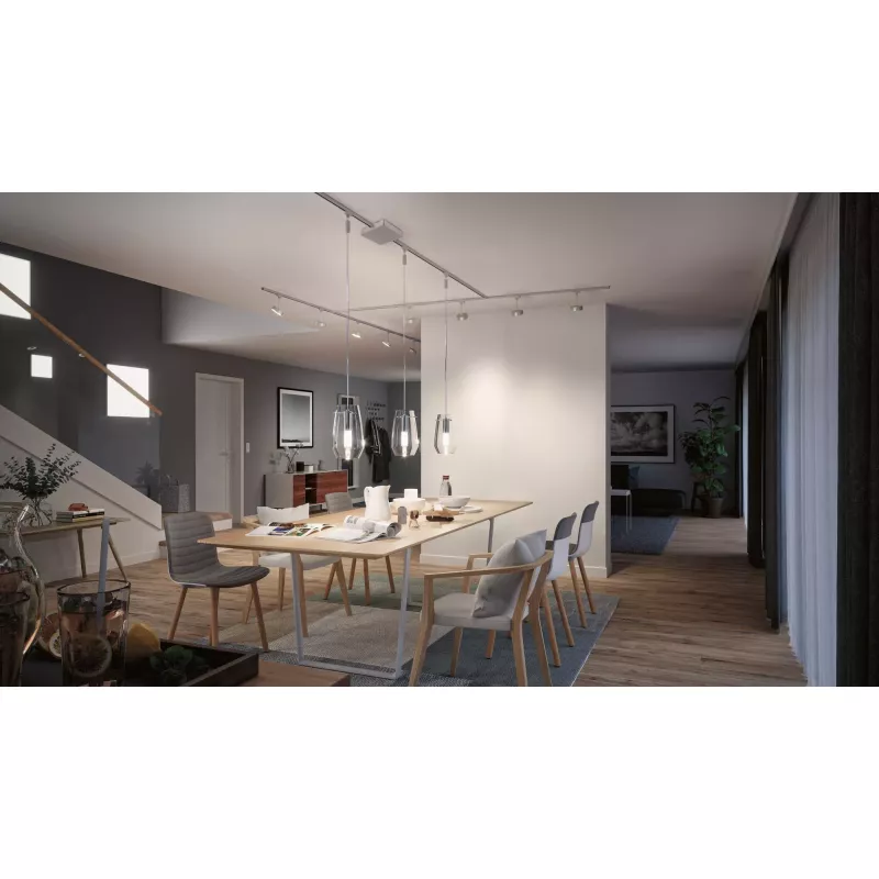 URail Alimentation électrique Smart Home Zigbee 3.0 Centre 227x196mm max. 300W Chrome mat
