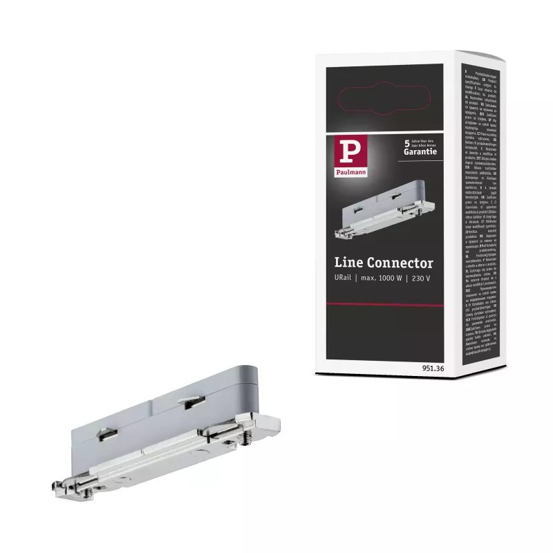 URail Connecteur Connecteur de ligne 70x15mm max. 1000W Argent