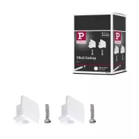 URail Connecteur Extrémités 13x21mm Blanc signal - système d'accrochage et décoration - détail 5