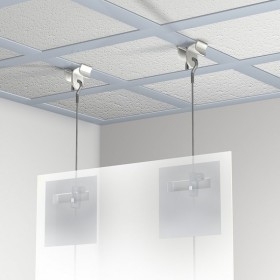 Deckenschienensatz Aufhängeklemme für Zwischendecke (zentral) Newly 2 - Cimaise Tableau
