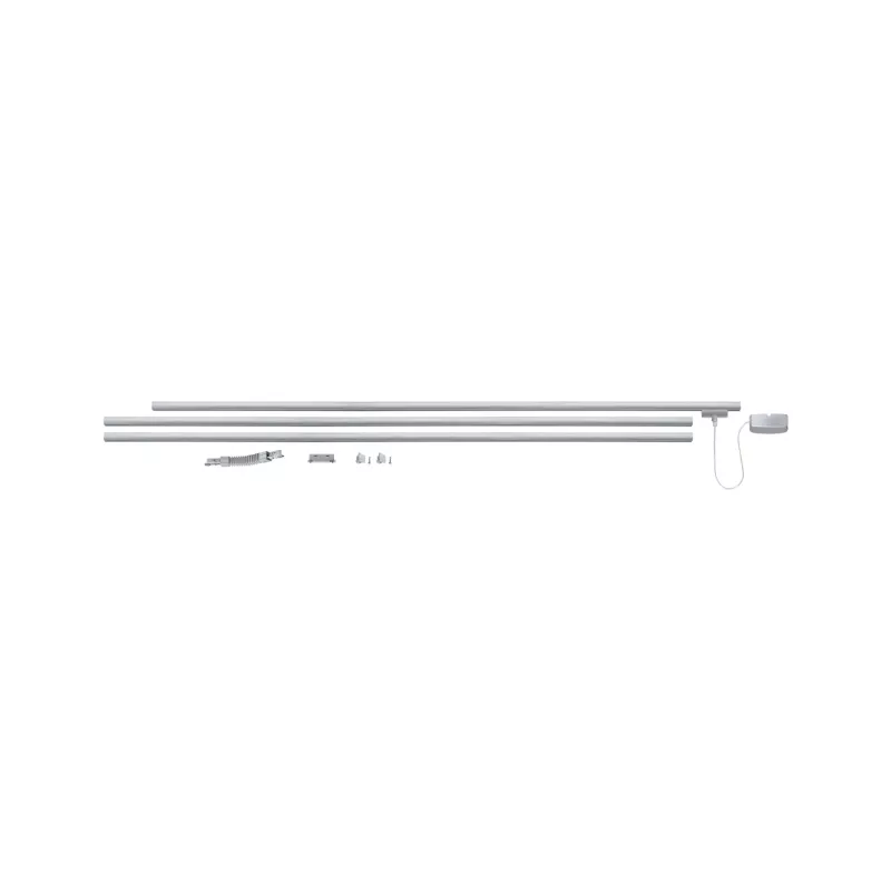 URail Rail Kit de base 230V Chrome mat - système d'accrochage et décoration