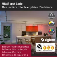 URail Spot Smart Home Zigbee 3.0 Tarie RGBW 230lm 4,5W RGBW+ dimmbar 230V - système d'accrochage et décoration - détail 6