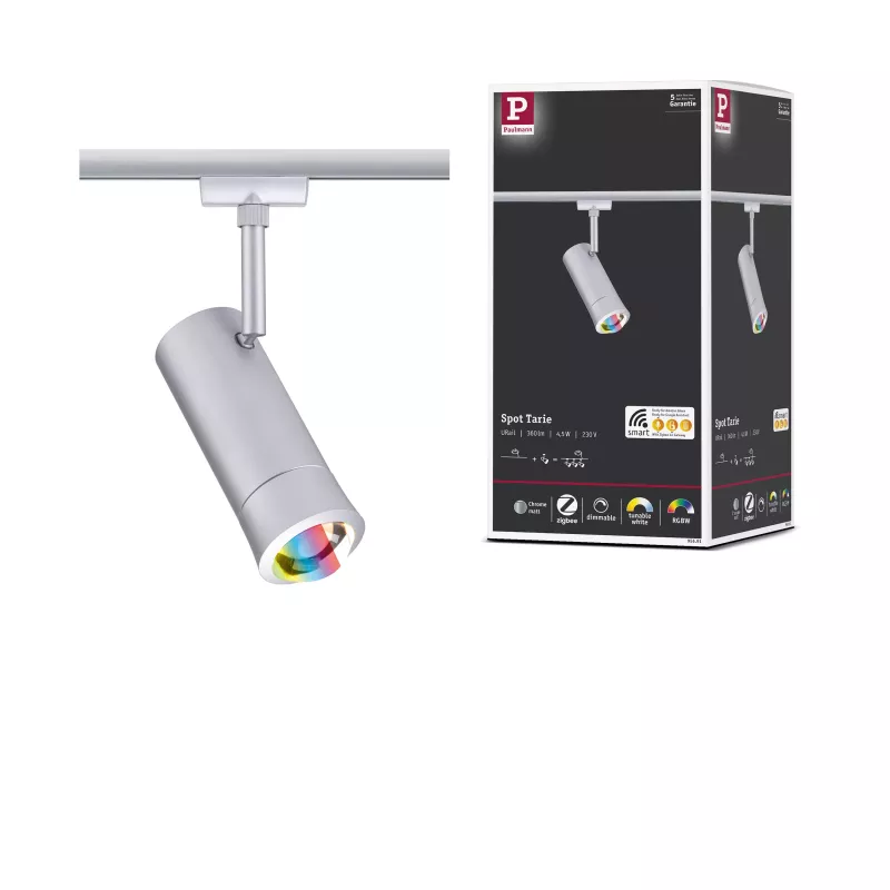 URail Spot Smart Home Zigbee 3.0 Tarie RGBW 230lm 4.5W RGBW+ regulable 230V