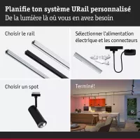 URail Spot Smart Home Zigbee 3.0 Tarie RGBW 230lm 4,5W RGBW+ dimmbar 230V - système d'accrochage et décoration - détail 32