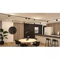 Foco para riel URail, atenuación en 3 pasos, Alejandro, 800 lm, 10 W, 3000 K, regulable, 230 V - système d'accrochage et décoration - détail 34