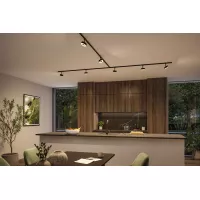 URail Track spotlight 3-Step-Dim Circle 180lm 5W 2700 - 4000K dimmable 230V Matt black - système d'accrochage et décoration - détail 12