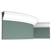 CX110F ORAC Cornice flessibile Durofoam L200 x H4,5 x L4,1 cm ORAC DECOR 3 - Cimasa per Quadri