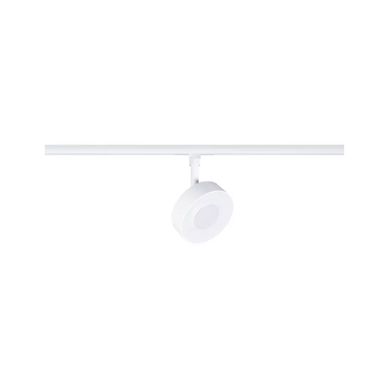 URail Spot sur rail 3-Step-Dim Circle 280lm 5W 2700 - 4000K gradable 230V Blanc signal