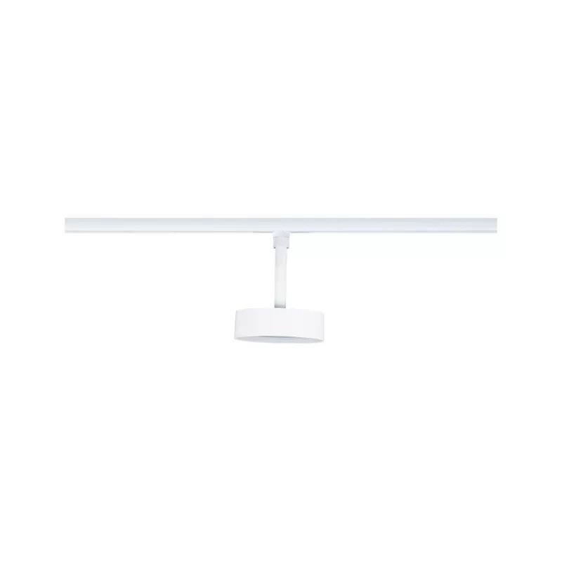 Foco para riel URail, regulable en 3 niveles, circular, 280 lm, 5 W, 2700-4000 K, 230 V, luz blanca.