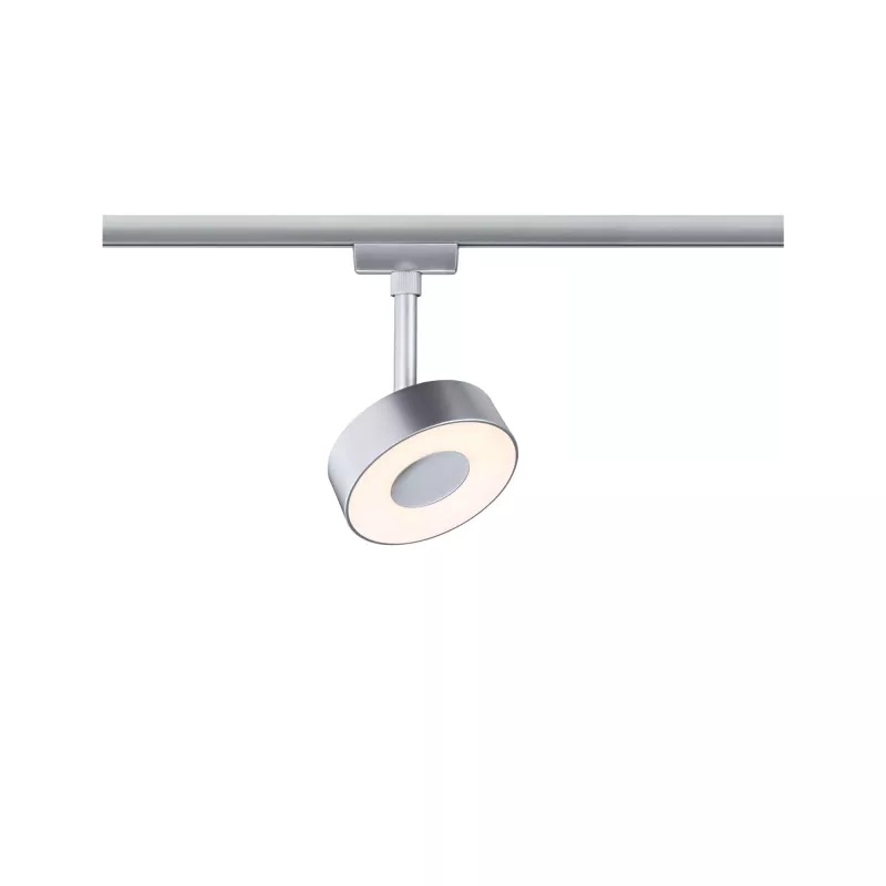 Foco URail para riel, regulable en 3 niveles, circular, 280 lm, 5 W, 3000 K, 230 V - système d'accrochage et décoration