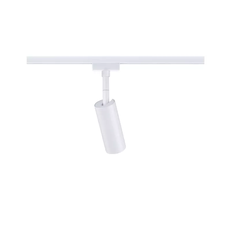Foco para riel URail Tubo Individual con atenuación de 3 pasos, 150 lm, 4 W, 3000 K, regulable, 230 V, luz blanca.