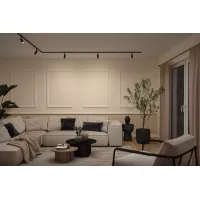 URail Track spotlight 3-Step-Dim Tubo Individual spotlight 200lm 4W 2700 - 4000K dimmable 230V Matt black - système d'accrochage et décoration - détail 11