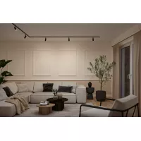 URail Schienenstrahler, 3-stufig dimmbar, Tubo Einzelstrahler, 200 lm, 4 W, 2700–4000 K, 230 V, matt schwarz - système d'accrochage et décoration - détail 12