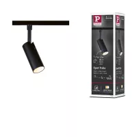 URail Spot sur rail 3-Step-Dim Tubo Spot individuel 200lm 4W 2700 - 4000K gradable 230V Noir mat - système d'accrochage et décoration - détail 20