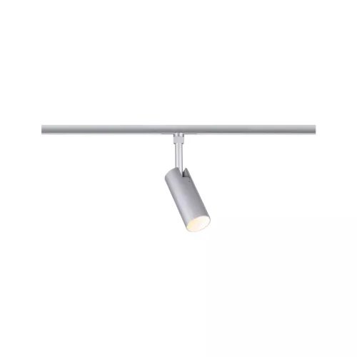 URail Schienenstrahler, 3-stufig dimmbar, Tubo Einzelstrahler, 300 lm, 4 W, 2700–4000 K, 230 V, Mattchrom