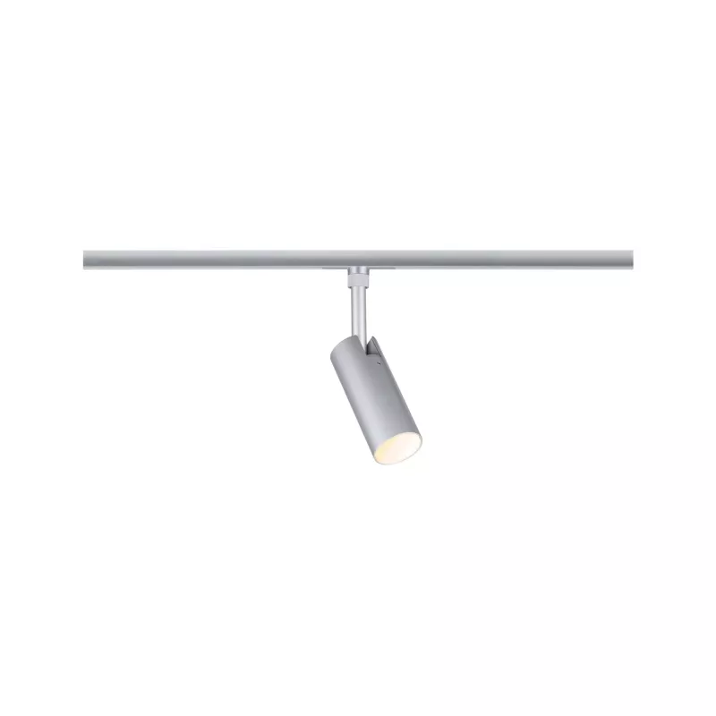 URail Spot sur rail 3-Step-Dim Tubo Spot individuel 300lm 4W 2700 - 4000K gradable 230V Chrome mat - système d'accrochage et décoration