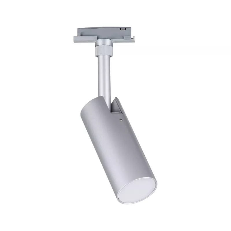 Foco individual Tubo para riel URail, regulable en 3 pasos, 300 lm, 4 W, 2700-4000 K, 230 V, acabado cromado mate.