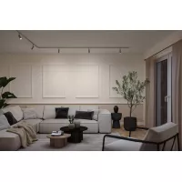 URail Schienenstrahler, 3-stufig dimmbar, Tubo Einzelstrahler, 300 lm, 4 W, 2700–4000 K, 230 V, Mattchrom - système d'accrochage et décoration - détail 13