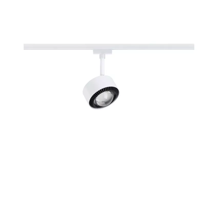 URail Spot sur rail Aldan Spot individuel 470lm 8W 3000K gradable 230V Blanc signal
