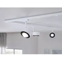 Foco para vía URail Aldan Individual 470lm 8W 3000K regulable 230V Blanco señal - système d'accrochage et décoration - détail 11