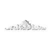 D170 ORAC Fronton Durofoam L105 x H24,5 x L3,2 cm ORAC DECOR 1 - Cimaise Tableau 