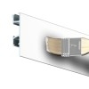 Cimaise click rail pro 50 kg + Clips - hanging picture rail artiteq ARTI TEQ 2 - Cimaise Tableau 