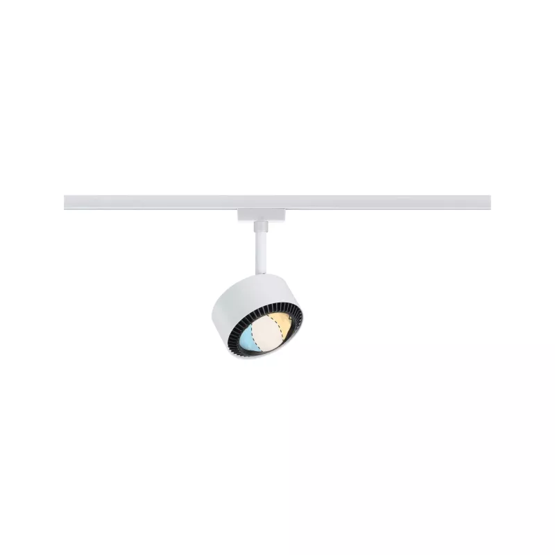URail Spot sur rail Aldan Spot individuel 500lm 8W White Switch 230V