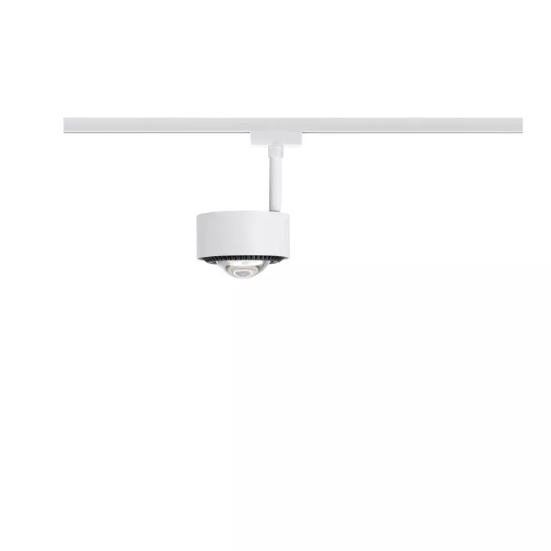 Foco para riel URail Foco individual Aldan 500lm 8W Blanco Interruptor 230V