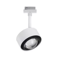Foco para riel URail Foco individual Aldan 500lm 8W Blanco Interruptor 230V - système d'accrochage et décoration - détail 22